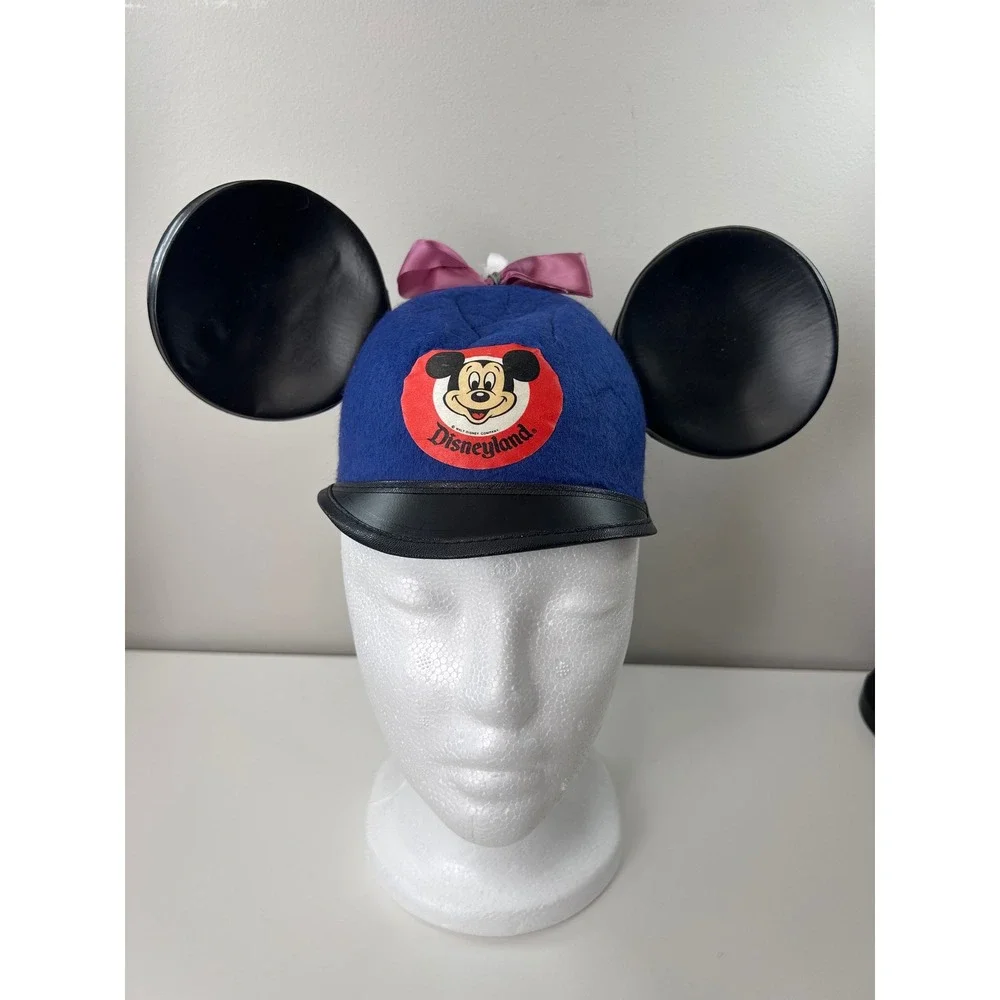 Disney World‎ Visor Lot Mickey Mouse 25th Anniversary Disneyland Felt Hat  cap